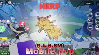 QUAKE NEEDS AN EMERGENCY NERF… (blox fruits mobile pvp) (ghoul v4)