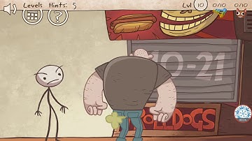 Troll Face Quest Unlucky Level 10 Walkthrough