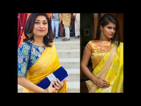 latest-silk-saree-blouse-designs-|-blouse-back-neck-designs-images-2020-|-blouse-neck-designs-2020
