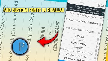 "Pixellab Fonts Kaise Add Kare? | Custom Fonts Install 2025 #Shorts"