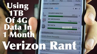 Unlimited Cellular 2.5 to 3.5 Barrel Adapter (2.5mm Female to 3.5mm Male) Using 1TB of Unlimited 4G Data In 1 Month Verizon Rant!