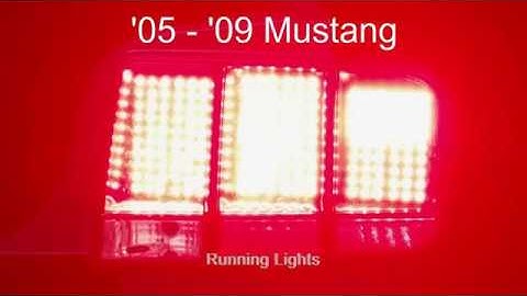 2005 - 09 Mustang Sequential LED Tail Lights by Easy Performance Products