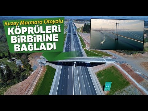 Kuzey Marmara Otoyolu Havadan Görüntülendi