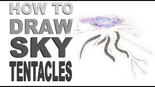 How to draw Sky Tentacles (Trevor Henderson)