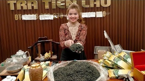 E gái đóng gói trà móc câu thượng hạng giá chỉ 599k