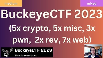 BuckeyeCTF 2023 Challege Writeups (5x crypto, 5x misc, 3x pwn,  2x rev, 7x web)