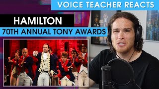 Hamilton - 2016 Tony Awards | Voice Teacher Reacts