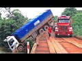 Dangerous Idiots Dump Trucks Operator at Works, Biggest Heavy Equipment Machines Truck Driving Fails