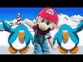 Mario does the Club Penguin Dance