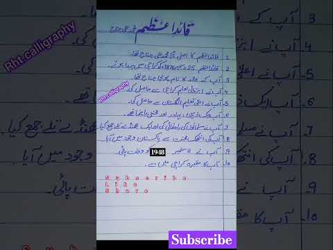 Quaid E Azam Essay In Urdu 25 December Speech On Quaid E Azam