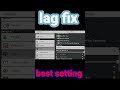 Minecraft low device lag 😭 fix 😱 best setting 😇 #shorts