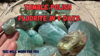 HOW TO Polish Fluorite in a tumbler