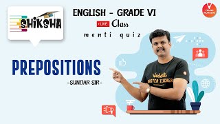 Prepositions | Prepositions In English Grammar | NCERT Class 6 English | Young Wonders | Menti Live screenshot 3