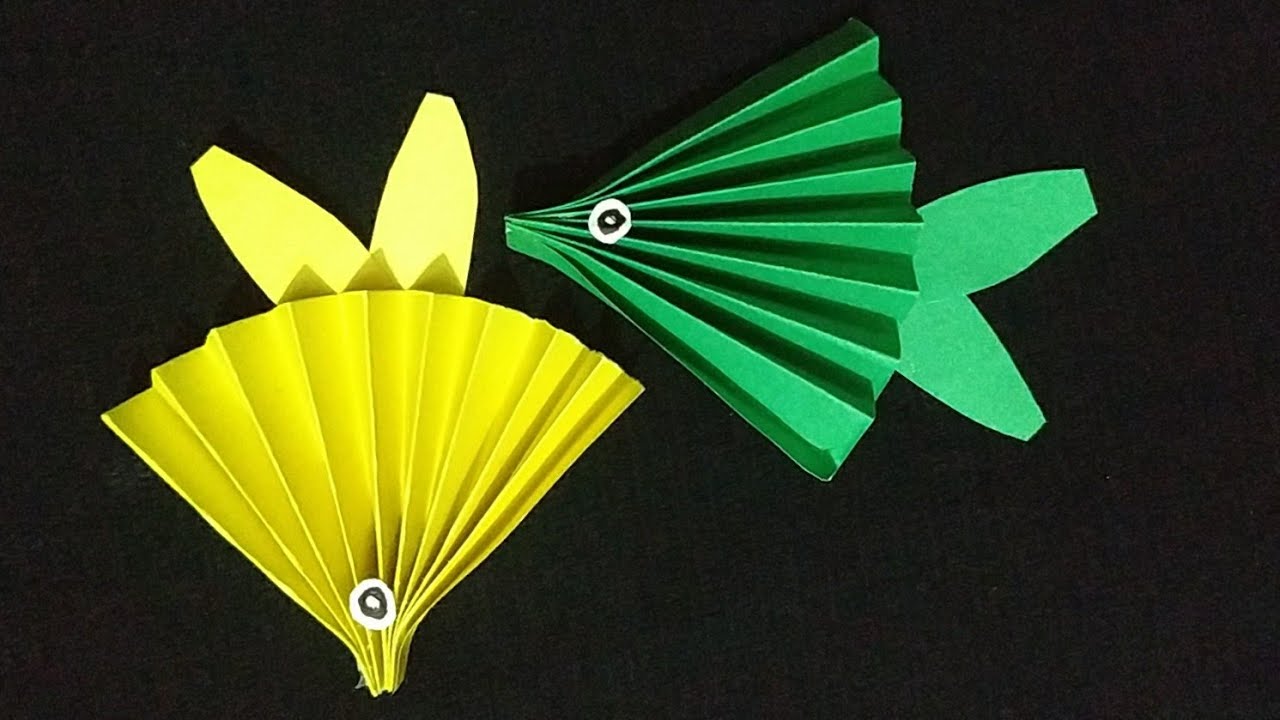 How To Make a Paper Fish-Easy Origami | AM Crafts 