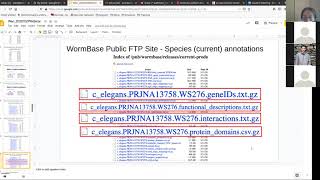 WormBase Webinar #1: An Overview of WormBase Data and Tools