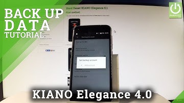 How to Back Up KIANO Elegance 5.1 - Enable Google Backup