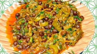ऐसे बनाएंगे नेनुआ चने की सब्ज़ी तो लोग उंगलियां चाटते रह जाएंगे | Nenua Chana ki sbzi | sbji recipe