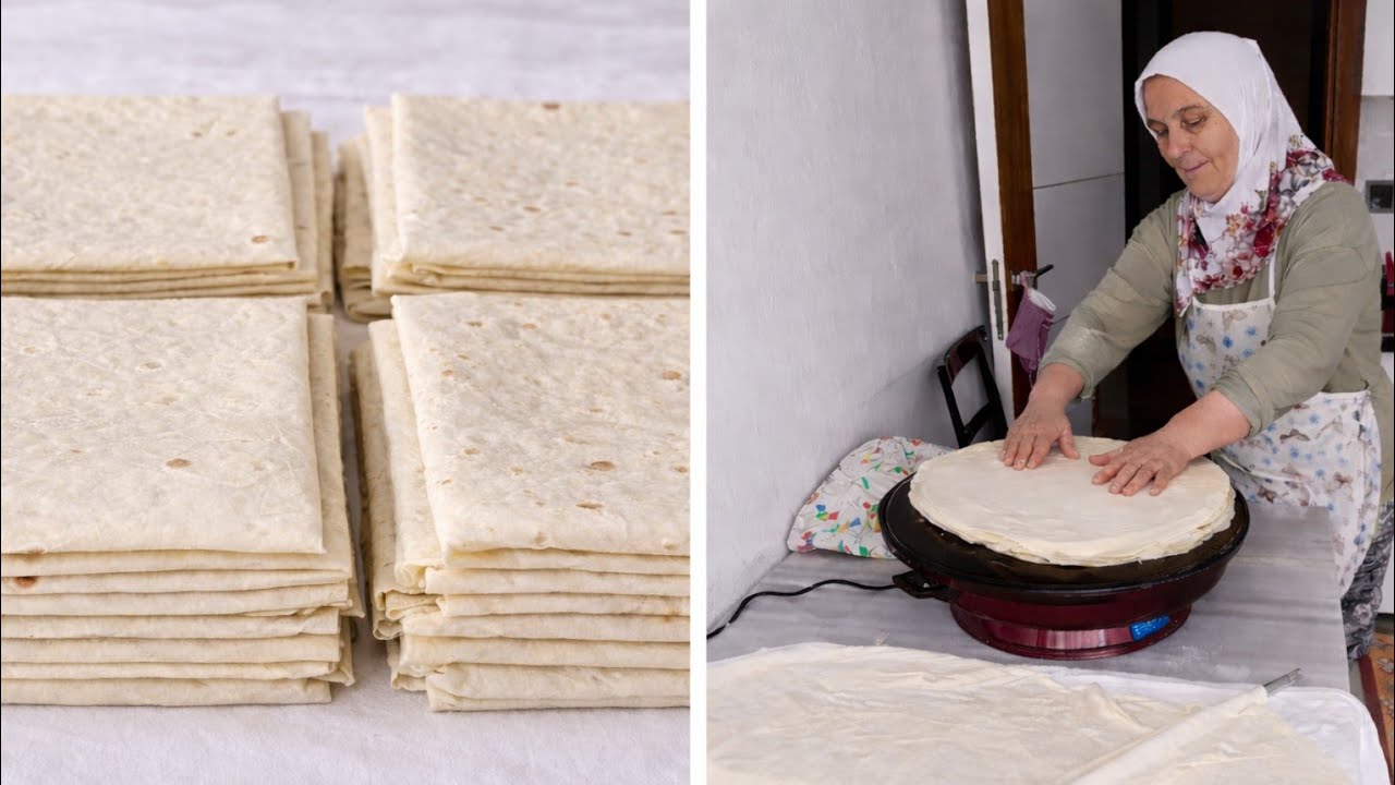 Bu Yöntemi Kimse Anlatmıyor ❗Yılların Tecrübesi Üst Üste Açılan Ve Pişen Yufka Tarifi💯