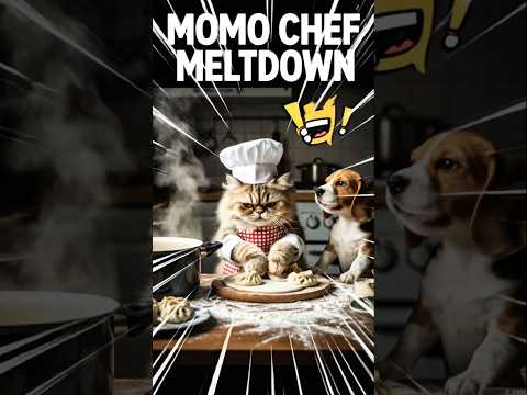 قطة تصنع الموموس بينما جروها يسخر منها مقاطع قصيرة مضحك 