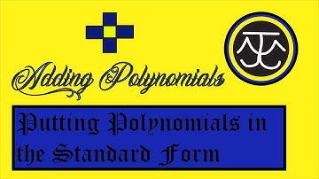 Put Polynomials in Standard Form with this Easy Trick!