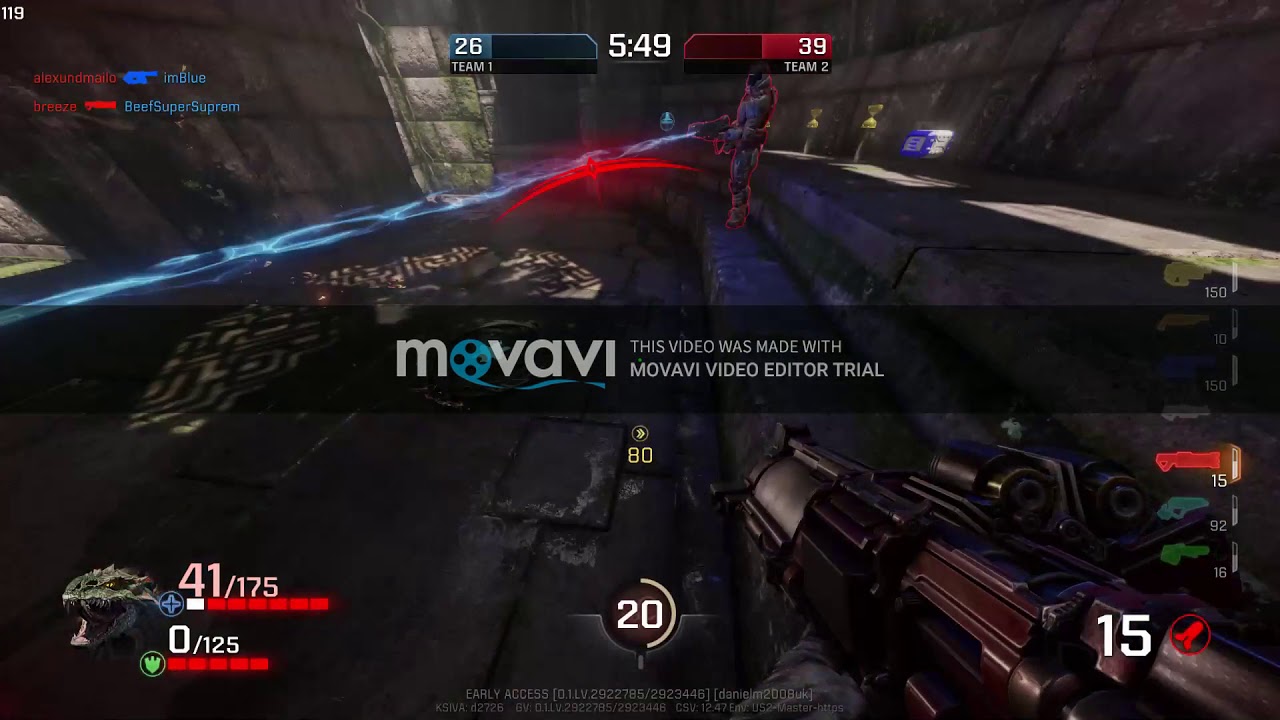 Quake Champions Weird Activity on Nail Gun YouTube