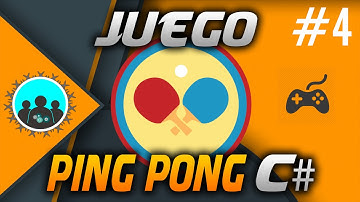 CÓMO HACER el JUEGO de PING PONG en VISUAL STUDIO C# - P4