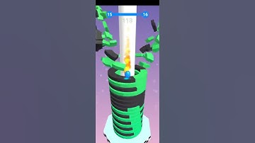 Stack Ball Level 15 Android. IOS walkthrough Gameplay #shorts #aounsquad