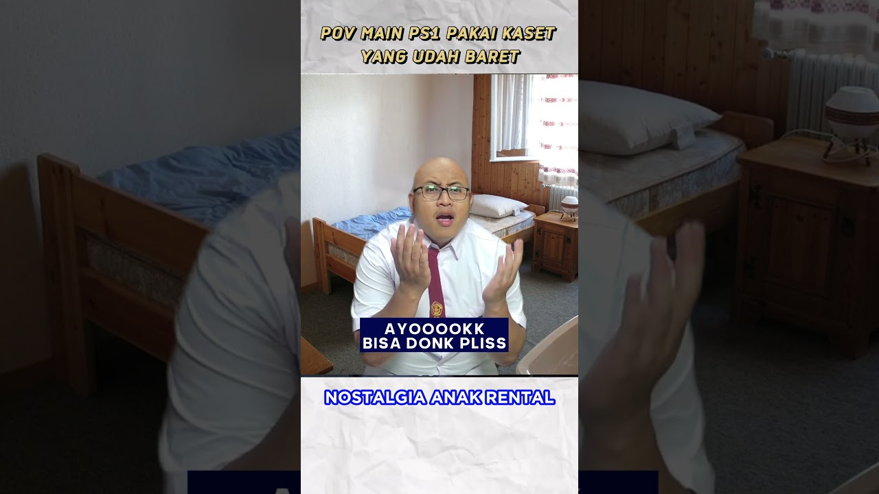 POV MAIN PS1 PAKAI KASET YANG UDAH BARET