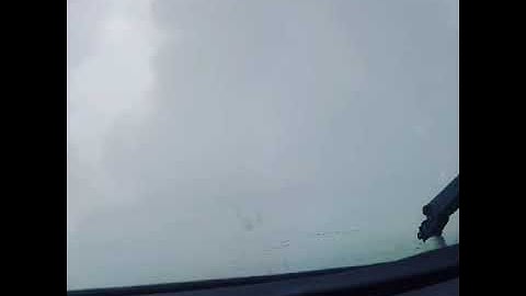 Plane Hits Cloud In Icing Conditions