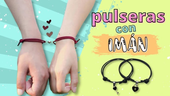 Como hacer pulseras para PAREJAS fáciles con letras ❤️ PULSERAS para SAN  VALENTÍN #sanvalentin 