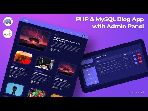 PHP & MySQL Blog App with Admin Panel Tutorial From Scratch   PHP & MySQL Tutorial For Beginners