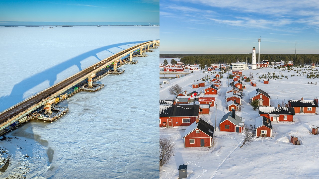 Hailuodon silta & Marjaniemi Maaliskuussa 2026