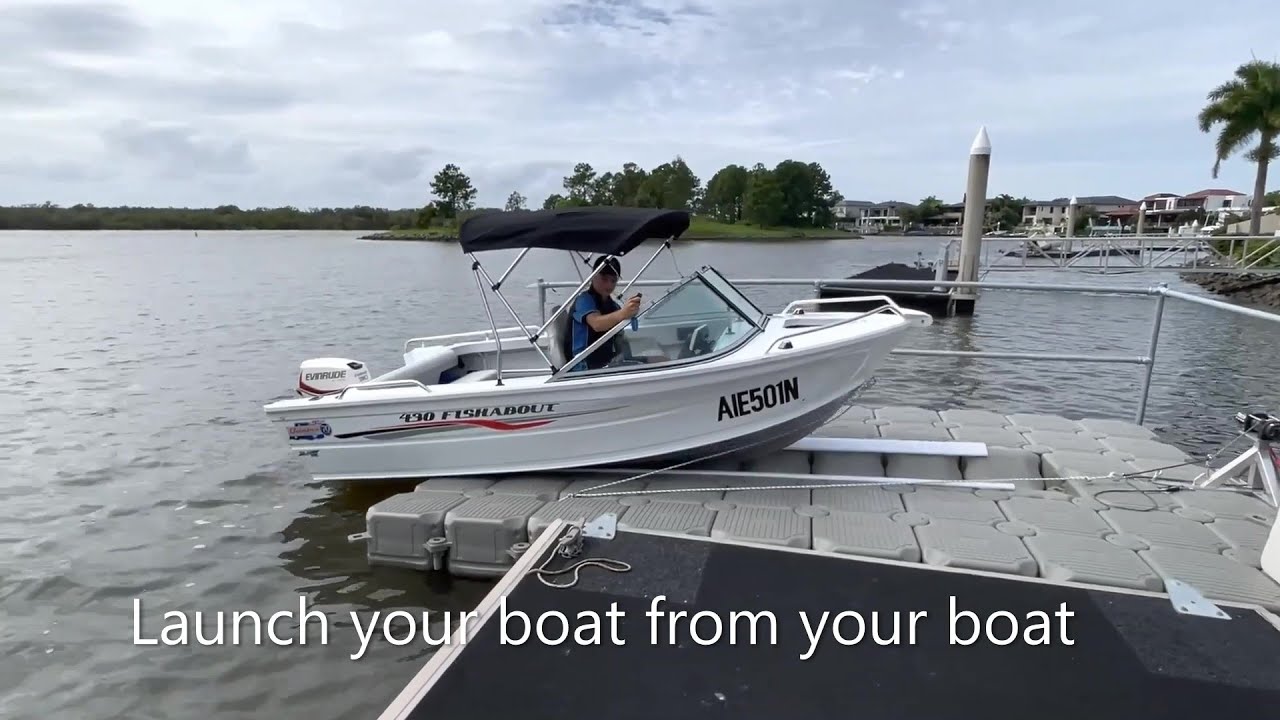 How to launch & retrieve your boat at Ultimate Docking Systems 