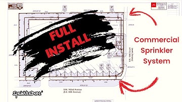Full Commercial Sprinkler System Install