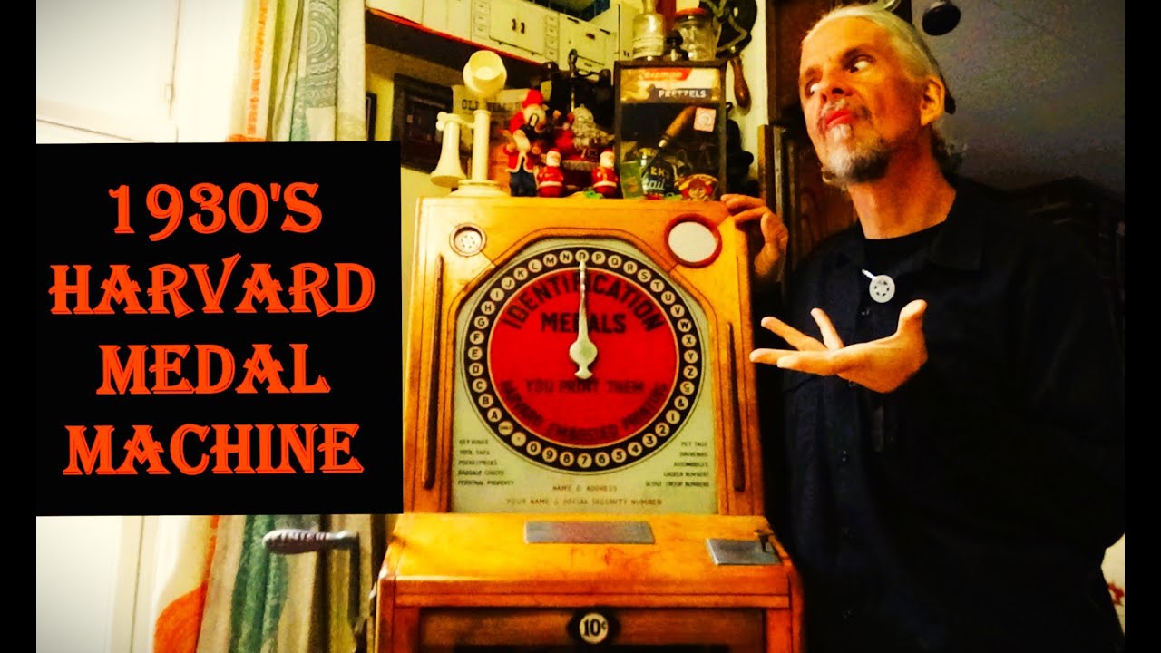 1930's HARVARD MEDAL STAMPER!  