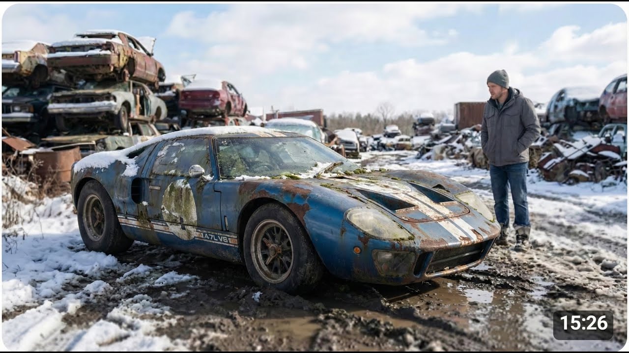 Abandoned Ford GT40 Mk I 1966 Restored to Showroom | AI ASMR Full Rebuild