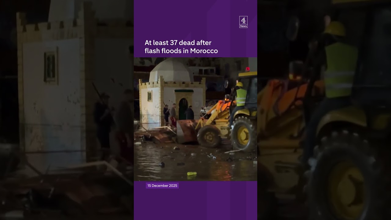 At least 37 dead in Morocco flash floods