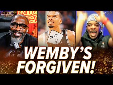 Thumbnail for Unc & Iso Joe SALUTE Wemby's REVENGE after Spurs destroy Timberwolves with 27 PTS & 17 REB| Nightcap
