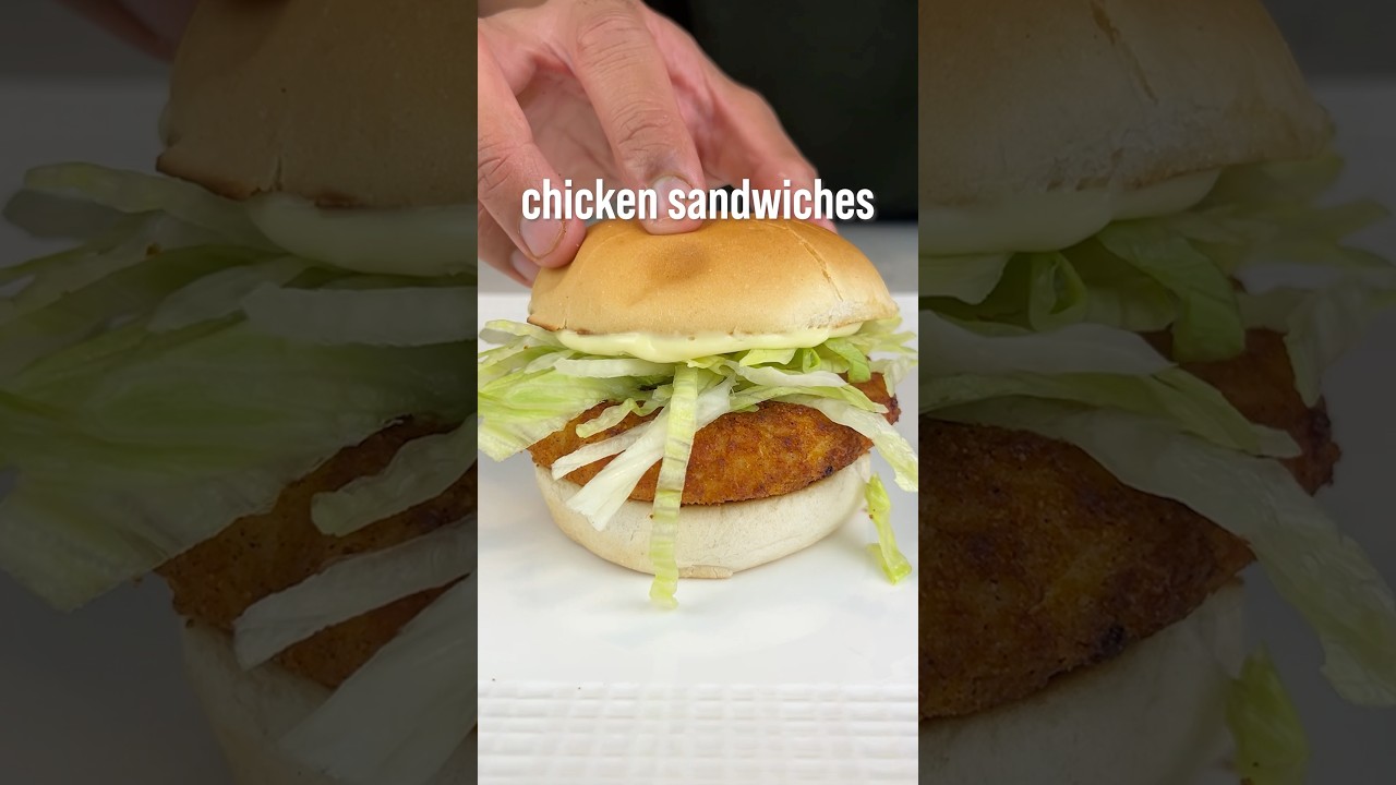 The Best Homemade McChicken Sandwich