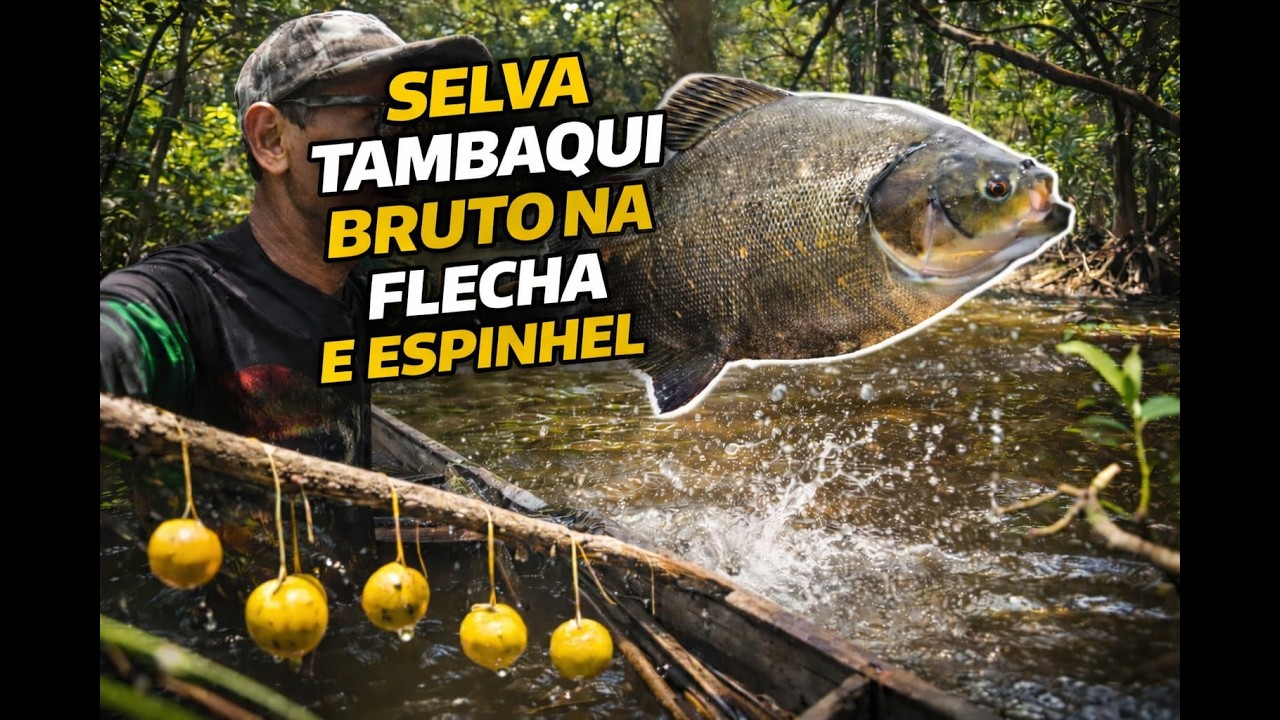 SELVA TAMBAQUI BRUTO NA FLECHA  E ESPINHEL