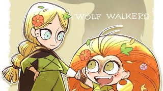 Mebh And Robyn From Wolfwalkers In Anime