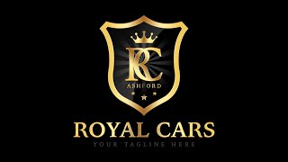 Royal Cars Logo Design Tutorial in Adobe Photoshop