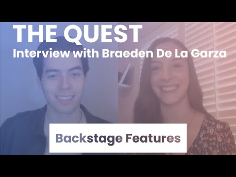 The Quest Interview with Braeden De La Garza | Backstage Features with Gracie Lowes