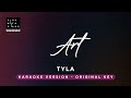 Art - Tyla (Original Key Karaoke) - Piano Instrumental Cover with Lyrics