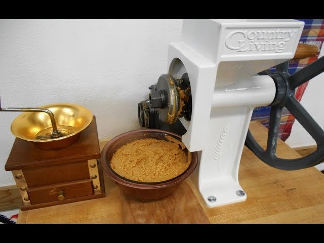 Peanut Butter with the Country Living Grain Mill class=