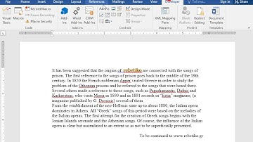 Use a macro to record only the change of the left and right margin of the page in 2,6". Save the...