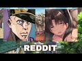 Anime vs reddit the rock reaction meme