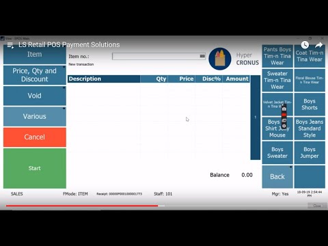 LS Retail POS Payment Solutions