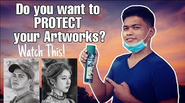 How to Use a Fixative Spray to Protect and Preserve Artworks