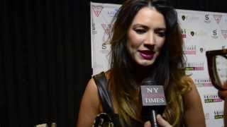 Brittany Brower interviewed at ANTM Cycle 20 Premiere